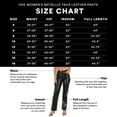 thumbnail image 3 of HDE Women's Metallic Faux Leather Pants High Waisted Trousers Black 14, 3 of 6