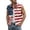 j-104Red28, variant on Mens Vest With Striped Pattern For Independence Day Celebration American Flag Print Lightweight Outerwear 4th of July Sleeveless Button Jacket Fashion Summer Outerwear