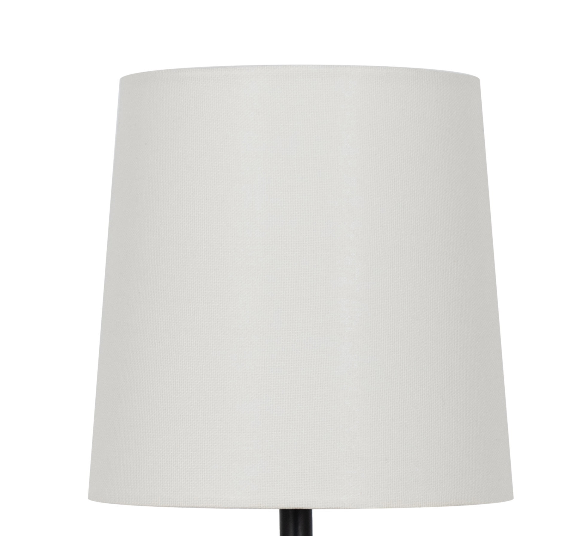 Mainstays 12.75 in Black Rope Mini Table Lamp
