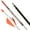 Orange white, variant on SHARROW XT 32 inch Pure Carbon Arrows ID6.2 SP300-800 Recurve Bow Compound Bow(12 Pack)