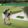 LUCKUP Floating Golf Green for Pool 35in x 24in, Golf Chipping Putting
