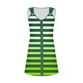 thumbnail image 5 of JMKQLZ Women's Spring And Summer Vacation Button V-neck Strap Top Dress, 5 of 5