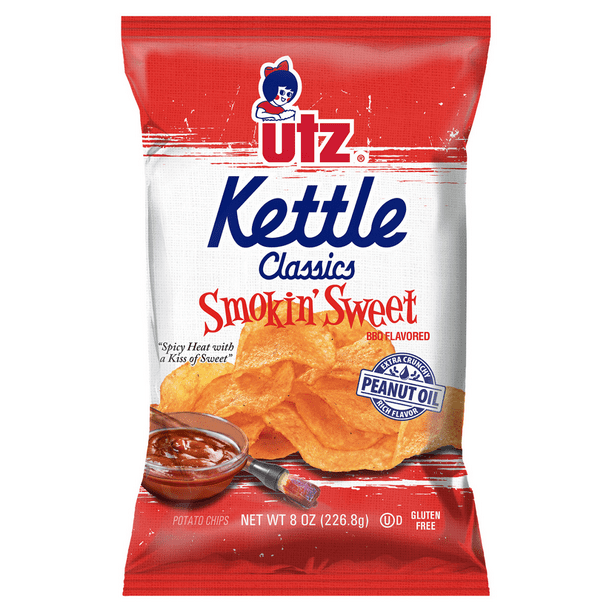 Utz Kettle Classics Smokin' Sweet Potato Chips 8 oz
