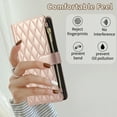 thumbnail image 4 of Zipper Wallet Case Compatible with Samsung Galaxy S22 Ultra Case Wallet for Women, Card Holder & Crossbody Wrist Strap Stand PU Leather Case for Samsung Galaxy S22 Ultra Phone Case - Rosegold, 4 of 8