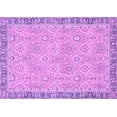 thumbnail image 1 of Ahgly Company Indoor Rectangle Oriental Purple Traditional Area Rugs, 5' x 7', 1 of 4