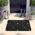 thumbnail image 2 of Black Star Planet Moon Pattern Flannel Non Slip Door Rugs,Washable Door Mats Indoor,Decorative Door Mats,Dirt-Resistant and Absorbent Doormat for Entrance,Bedroom,Kitchen,Bathroom,31.5x17in(80x43cm), 2 of 4