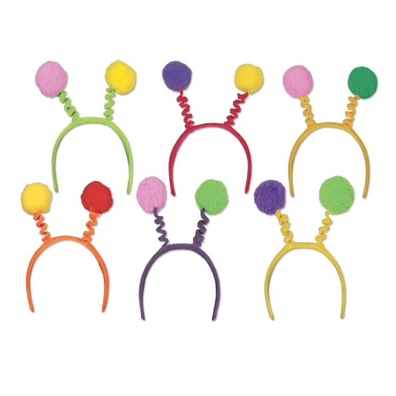12 Pack Beistle Soft-Touch Pom-Pom Boppers, Asst colors