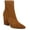 Whiskey Leather, variant on Franco Sarto Womens Vesi Leather Ankle Booties