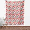 thumbnail image 3 of Ambesonne Flower Fabric by the Yard Upholstery, Poppy Blossoms Garden, 5 Yards, Multicolor, 3 of 4