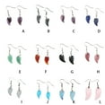thumbnail image 3 of 1 Pair Pearl Earring Ear Stud Sweet Fashionable Fine Workmanship Party Gift Exquisite Attractive Beautiful Long-lasting Rustproof Carved Crystal Angel Wing Type 10, 3 of 6