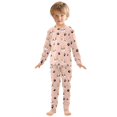 thumbnail image 7 of Pajama Dog Paw Prints Cute Comfortable Cotton Two-piece Pajama Set, 7 of 7