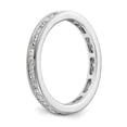 thumbnail image 5 of 14k White Gold Princess Cut Diamond Eternity Wedding Band Anniversary Ring Size 6.5 - 1 Ct., 5 of 6