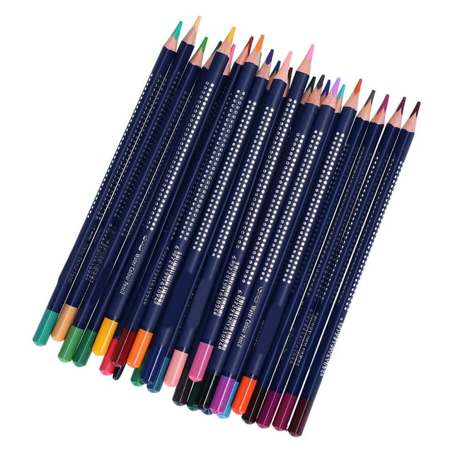 Juego De 12 Bolígrafos De Pintura Artística Profesional De 24 Colores, Lápices De Acuarela, Lápices De Colores Para Colorear, Dibujar, Dibujar Y Pintar, Juego De Pinceles
