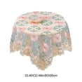 thumbnail image 3 of Petite Nappe Ronde en Dentelle Brodée pour Table à Thé, Table à Manger et Table de Chevet Moderne, 3 of 7