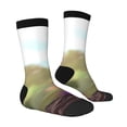 thumbnail image 3 of Lsque Pikmin Printed Men's Crew Socks, Soft Durable Breathable Moisture-Wicking with Odor Control Cotton socks, 3 of 7