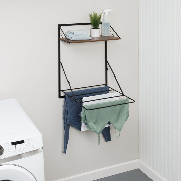 Laundry room wall clothes rack new arrivals