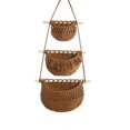 thumbnail image 4 of Hanging Storage Pouches Wall Mounted Organizer Wall Mounted No-Punch over the Door Storage Pouch for Living Room C, 4 of 5