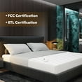 thumbnail image 4 of Gymax Twin Size Electric Heated Mattress Cover Pad w/ 8 Hours Auto Off, 4 of 10