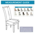 thumbnail image 2 of Large Chair Covers Waterproof,XL Chair Slipcovers with Elastic Bottom Furniture Protector Washable Anti-scratch Jacquard Stretch Chair Protector for Dining Room Hotel Banquet-4-A, 2 of 6