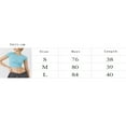 thumbnail image 5 of Hauts à Manches Courtes Col Rond T-Shirts Tricotés Côtelés Slim Fit, 5 of 5