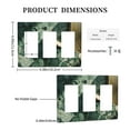 thumbnail image 3 of Green Gold Marble Switch Cover Decorative Wall Plate 3-Gang Standard Size, 3 of 5