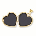 thumbnail image 3 of 14K Yellow Gold Scroll Heart Locket, 3 of 4