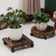 thumbnail image 5 of Soporte de madera para maceta, Base para maceta, bandeja móvil, Base para maceta, soporte para flores, solución innovadora, 5 of 5