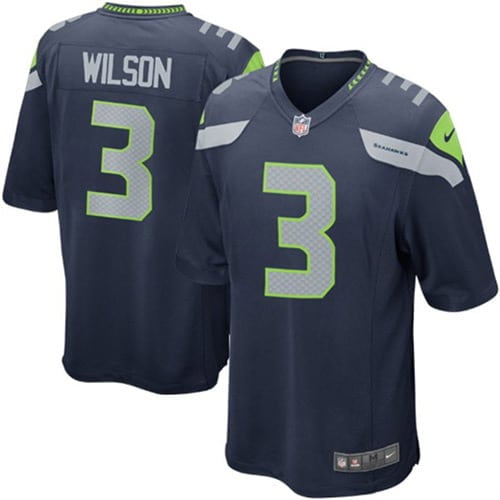 Russell Wilson Seattle Seahawks Nike Youth Team Color Game