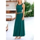 thumbnail image 4 of Conjunto de Falda Larga para Mujer PRETTYGARDEN Azul Verde XL, 4 of 7