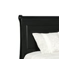 thumbnail image 2 of Benjara Twin Size Paneled Wooden Headboard with Grain Details, Brown, 2 of 5