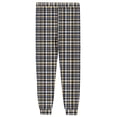 thumbnail image 5 of Men's Plaid Pajama Joggers Elastic Drawstring Waist Sleep Pants Casual Loungewear Bottoms with Side Pockets, 5 of 7