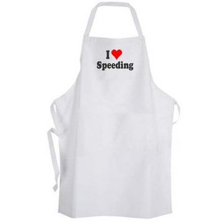

Aprons365 - I Love Speeding Apron Exceeding the Speed Limit Drive Fast Adrenaline