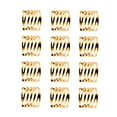 thumbnail image 3 of Electronicheart 12pcs Back Pattern Wedding Napkin Rings Table Decoration Hollow Out Family Gatherings Everyday Use Napkin Buckle Holder, 3 of 7