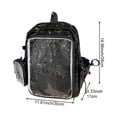 thumbnail image 2 of Hzzsbu Ita Bag Clear Backpack Heavy Duty PVC Transparent Backpack Multiple Pockets Bookbag for Concert Work Security Travel Festival, 2 of 7