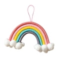 thumbnail image 1 of Colgante de decoración de habitación para niños, colgante de decoración de pared de arco iris de nubes tejidas Wmkox8yii  fhajkh1029, 1 of 1