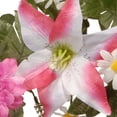 thumbnail image 3 of 18" Daisy and Tiger Lily Wreath, 3 of 4