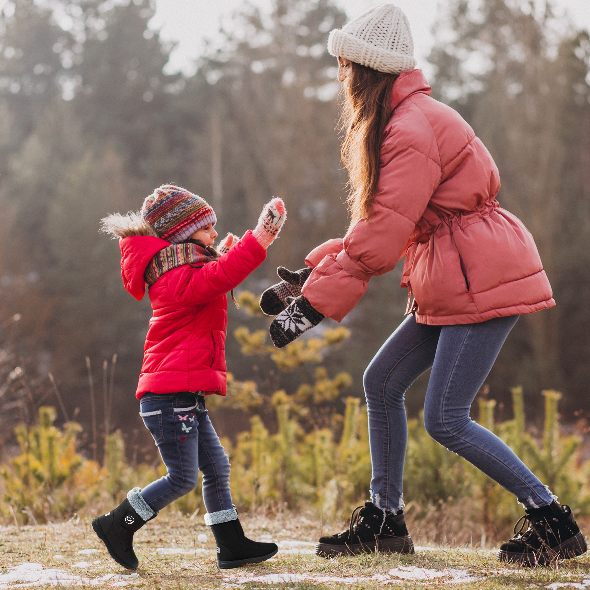 Ecetana Kids' Waterproof Snow Boots photo 6