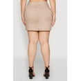 thumbnail image 5 of Womens Plus Size WAX High Waisted Cargo Skirt, 5 of 5
