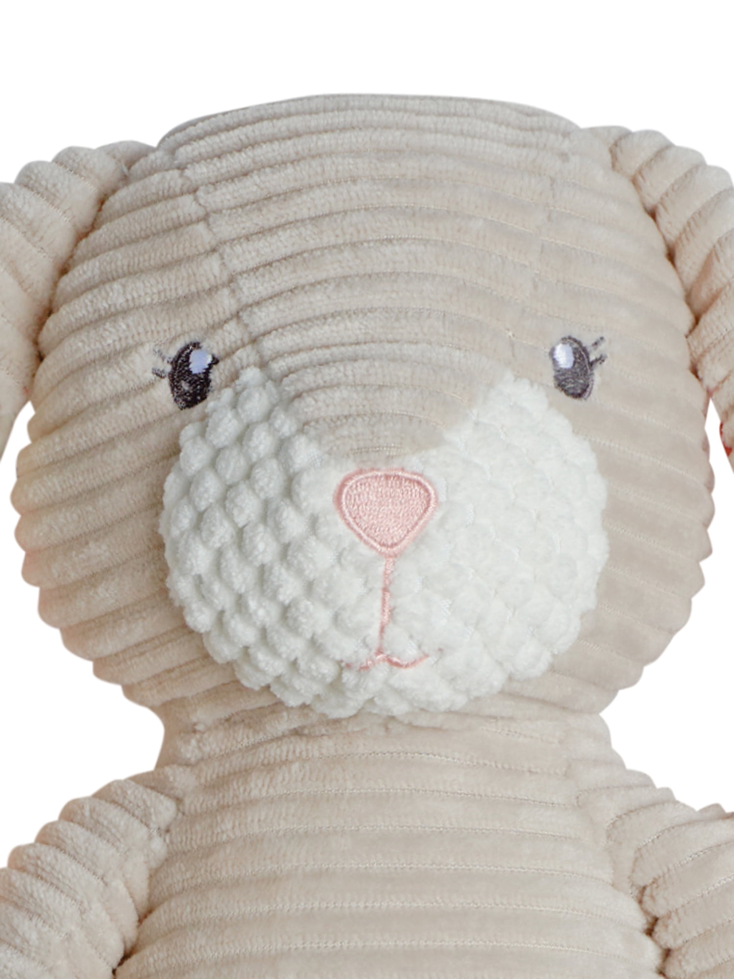 Modern Moments by Gerber Baby Boy or Girl Plush Sensory Activity Toy, Off-White Bunny