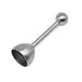thumbnail image 1 of Lishi Egg Holder with Handle, Stainless Steel Shell Remover for Soft-Boiled Eggs, 1 of 4