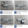 thumbnail image 3 of Door Locks Hasp Latch, 5 Inch Stainless Steel Safety Padlock Clasp Hasp Lock Latch, Extra Thick Gate Lock Hasp with Screws Brushed Finish 2 Pack (5 inch), 3 of 5