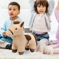 thumbnail image 4 of Hearth & Gear Peluche Douce Réaliste pour Enfants, Poupée Cheval Câline de Collection, 4 of 5