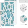 thumbnail image 2 of Dreamtimes Cartoon Flower Elephant 2 pcs Hand Towels Set, Soft Lightweight Highly Absorbent Towel for Bathroom Toilet Kitchen Beach 28.3x14.4in, 2 of 7