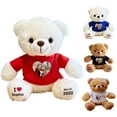 thumbnail image 2 of Blueton Custom Graduation Plush Teddy Bear with Name Date, Personalized 2025 Graduation Stuffed Animal for Kids Students, Cute Pre K Kindergarten High School College Graduation Gifts 1(28CM), 2 of 9