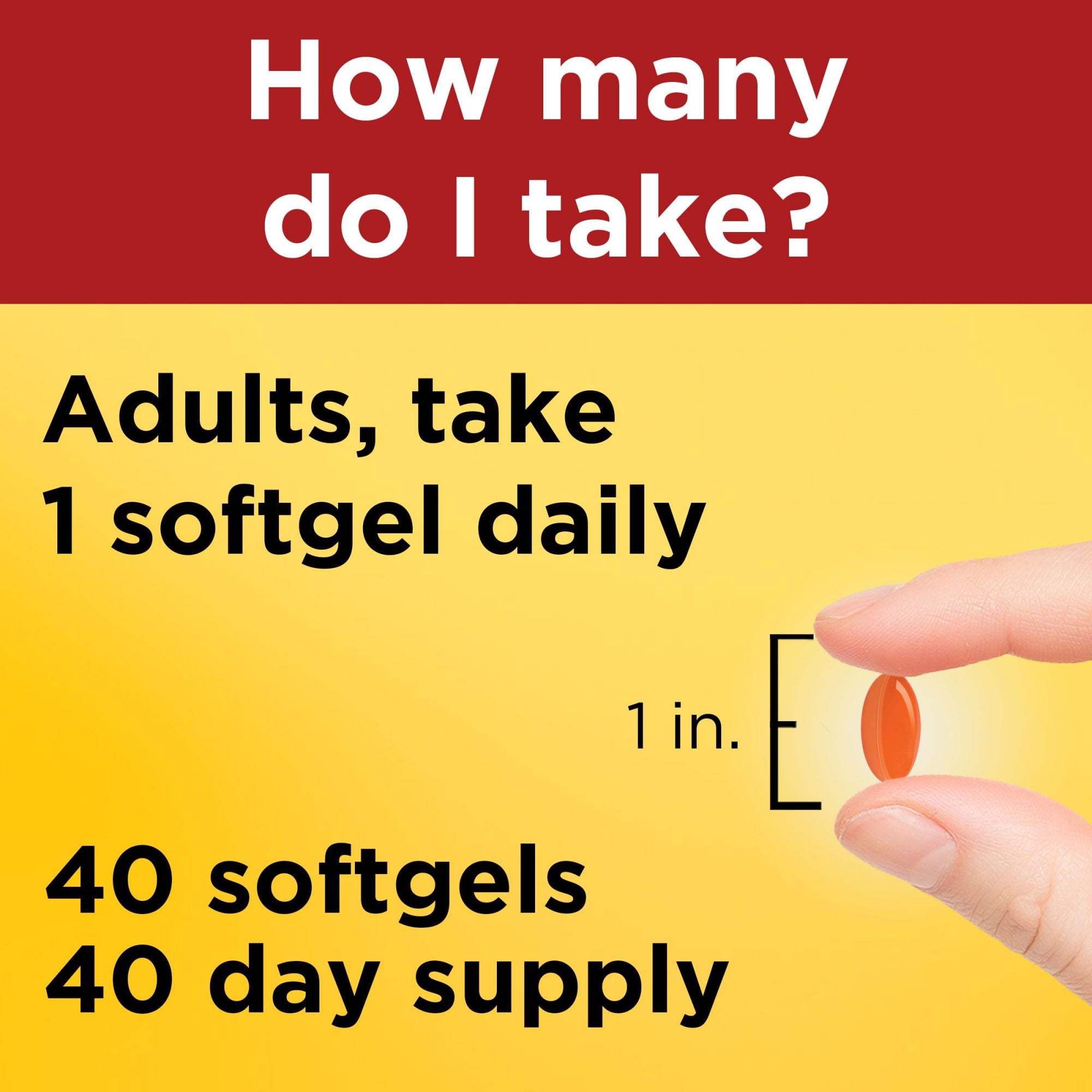 Nature Made CoQ10 200mg Softgels, Dietary Supplement for Heart Health Support, 40 Count