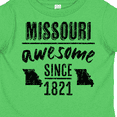 thumbnail image 4 of Inktastic Missouri Awesome Since 1821 Boys or Girls Toddler T-Shirt, 4 of 5