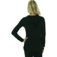 thumbnail image 2 of bar III Womens SS Twist Slub Basic T-Shirt, White, Large, 2 of 2
