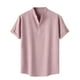 thumbnail image 2 of pstuiky Mangas cortas para hombre, Camisa hawaiana informal de manga corta con cuello alto y botones para hombre camisas casuales para hombre m, 2 of 9