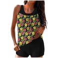thumbnail image 2 of WXLWZYWL Two Piece Tankini Swimsuits for Women with Shorts Tummy Control Bathing Suits Athletic Swimwear, 2 of 6