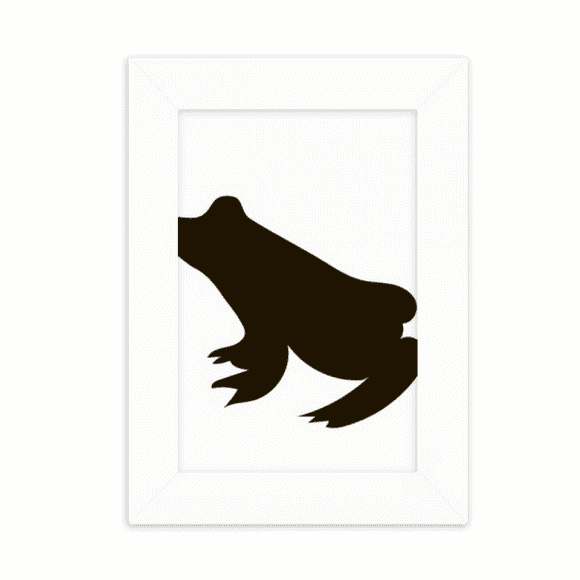 Black Frog Cute Animal Portrayal Desktop Photo Frame Picture Display Decoration Art Painting